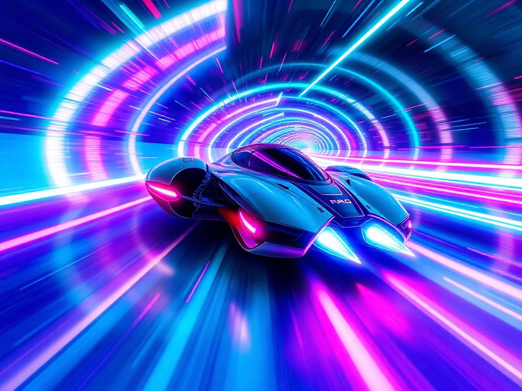 CYBER RACER game artwork