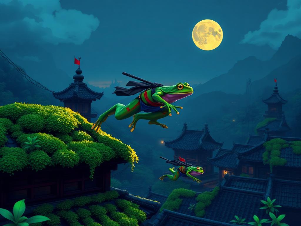 FROG NINJA game artwork