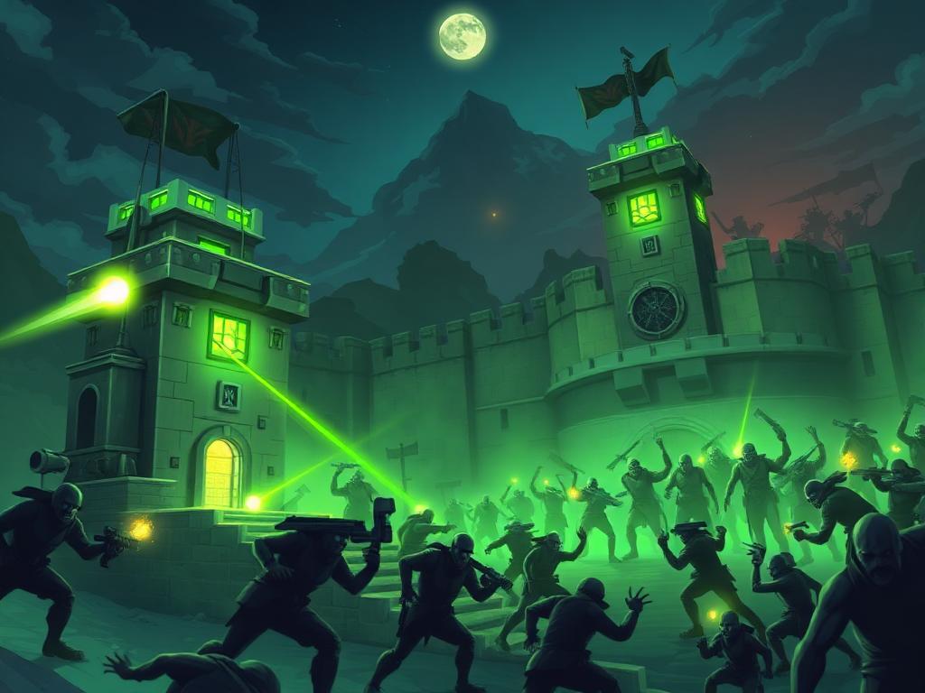 ZOMBIE TOWER game artwork